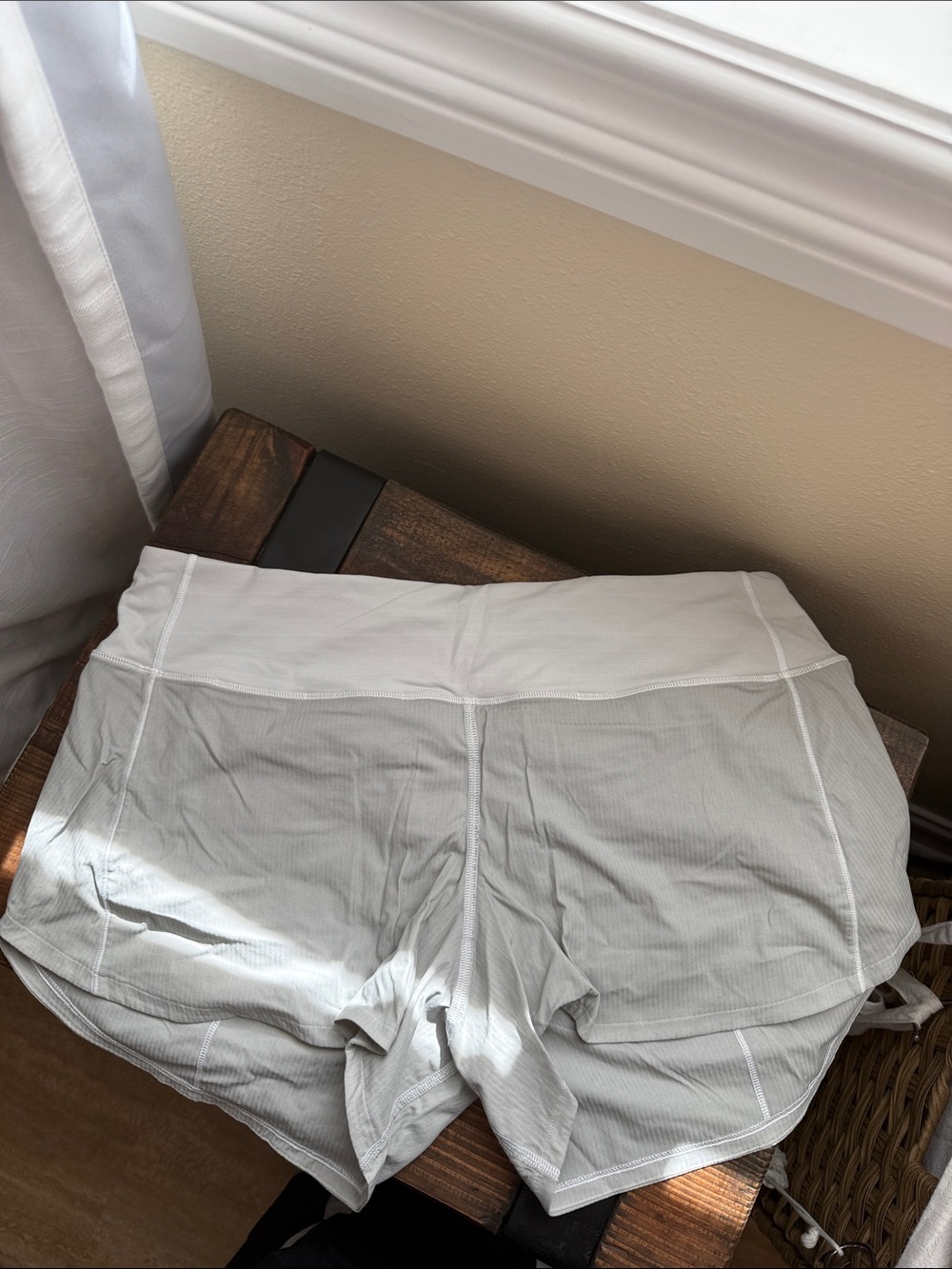 Lululemon Grey Speed Up Shorts 2.5”